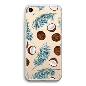 Kokosnoot roze: iPhone 7 Transparant Hoesje