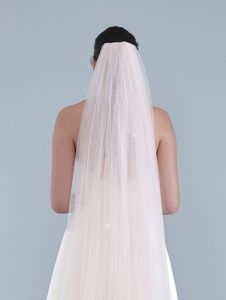 Poirier S46-300-1-Blush Sluier - 300 cm
