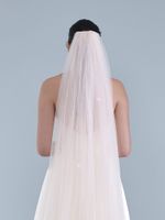 Poirier S46-300-1-Blush Sluier - 300 cm