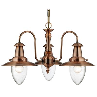 Searchlight HanglampFisherman 3-lichts - 5333-3CU