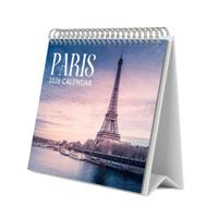Parijs Desk Kalender 2026