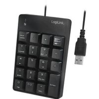 LogiLink ID0184 numeriek toetsenbord Notebook Zwart LogiLink ID0184 numeriek toetsenbord Notebook Zwart