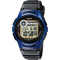 Horlogeband Casio 10212268 / AQ-180W-1BVES / AQ-180W-7BVES / W-213 Rubber Zwart 14mm