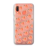 Just peachy: Samsung Galaxy A20e Transparant Hoesje