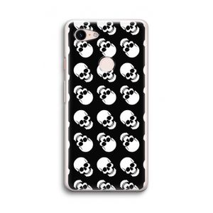 Musketon Skulls: Google Pixel 3 Transparant Hoesje
