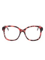 Chloé Kids lunettes de vue à monture effet écaille de tortue - Rouge