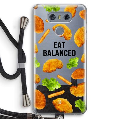 Eat Balanced: LG G6 Transparant Hoesje met koord