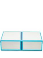 Jonathan Adler boite Lacquer Zip - Bleu