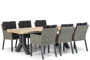 Garden Collections Oxbow/Woodside 240 cm dining tuinset 7-delig