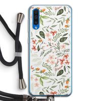 Sweet little flowers: Samsung Galaxy A50 Transparant Hoesje met koord