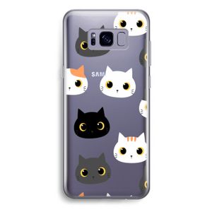 Katten: Samsung Galaxy S8 Plus Transparant Hoesje
