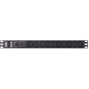 Basic 1U PDU with surge protection