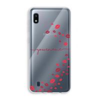 Kusjes: Samsung Galaxy A10 Transparant Hoesje