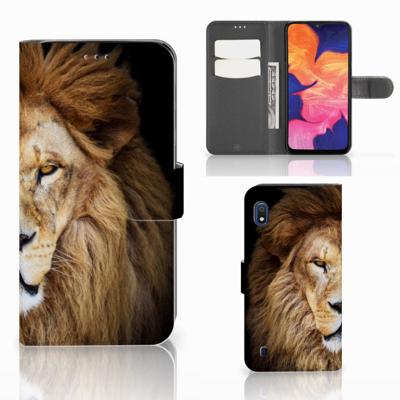 Samsung Galaxy A10 | Telefoonhoesje | Met pasjeshouder | Leeuw