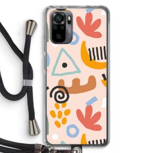 Abstract: Xiaomi Redmi Note 10 Pro Transparant Hoesje met koord