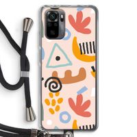 Abstract: Xiaomi Redmi Note 10 Pro Transparant Hoesje met koord
