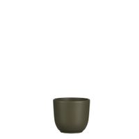 Tusca pot rond groen - h9xd10cm - Mica Decorations - thumbnail
