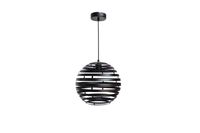 Haluta Industriële Hanglamp - Hanglamp Eetkamer - Ø 30 cm - E27 - Zwart Staal