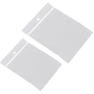 200x Kleine verpakkingszakjes met luchtdichte druksluiting/gripsluiting 60 x 80 mm en 100 x 150 mm