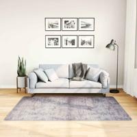 VidaXL Vloerkleed wasbaar anti-slip 120x180 cm grijs