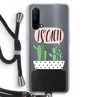 I love cacti: OnePlus Nord CE 5G Transparant Hoesje met koord