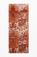 Rechthoekige paisley sjaal - ORANGE - U Rechthoekige paisley sjaal - ORANGE - U