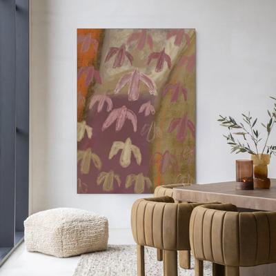 Urban Cotton Wandkleed 'A Birds View' 145 x 190cm in Frame - black