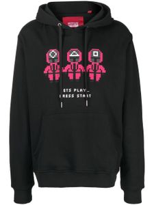 Mostly Heard Rarely Seen 8-Bit hoodie Pink Trio à lien de resserrage - Noir