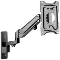 Digitus DA-90428 Monitor-wandbeugel 1-voudig 43,2 cm (17) - 114,3 cm (45) Zwart Uittrekbaar, Draaibaar, In hoogte verstelbaar, Kantelbaar, Kantelbaar en