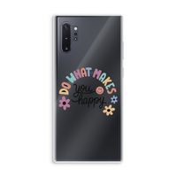 Happy days: Samsung Galaxy Note 10 Plus Transparant Hoesje
