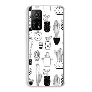 Cactusmotief: Xiaomi Mi 10T 5G Transparant Hoesje