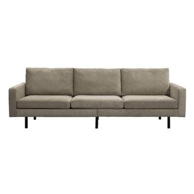 Leen Bakker - Bank Collin 4-zits - Zand - Stof - Beige - 84x280x90 Cm