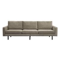 Leen Bakker - Bank Collin 4-zits - Zand - Stof - Beige - 84x280x90 Cm