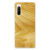 Sony Xperia 10 III | Bumper Hoesje | Licht Hout