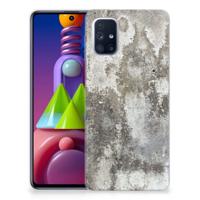 Samsung Galaxy M51 | TPU | Siliconen hoesje | Beton Print