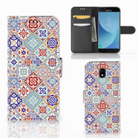 Samsung Galaxy J5 2017 Bookcase Tiles Color - thumbnail