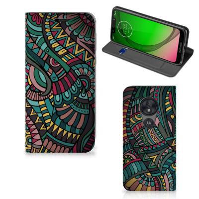 Motorola Moto G7 Play | Hoesje met Magneet | Aztec