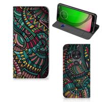 Motorola Moto G7 Play | Hoesje met Magneet | Aztec