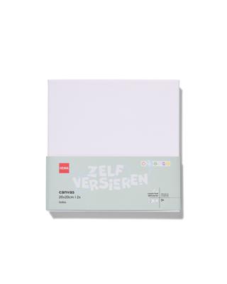 HEMA Canvasdoeken 20x20 - 2 Stuks