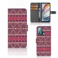 Motorola Moto G60 | Telefoon Hoesje | Aztec Paars