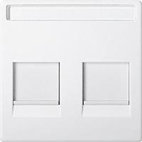 Merten MEG4564-0419 Netwerkdoos Afdekking Polar-wit 1 stuk(s)