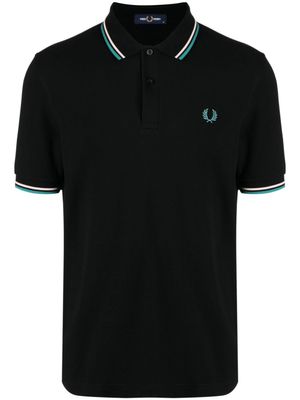 Fred Perry polo à logo brodé - Noir