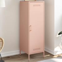 Hoge kast 36x39x113 cm staal roze