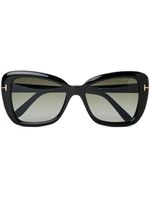 TOM FORD Eyewear lunettes de soleil à monture oversize - Noir - thumbnail