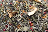 Caribbean Kiss (Grapefruit-Peper)
 -
 Zwarte thee
 en
 Groene thee