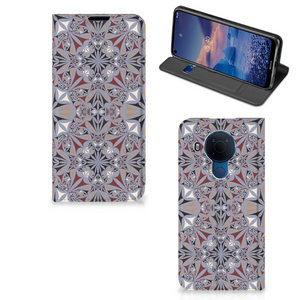 Nokia 5.4 Standcase Flower Tiles