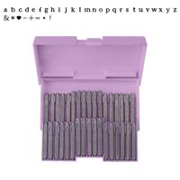 We R Makers • alphabet stamps lower case and symbols with case