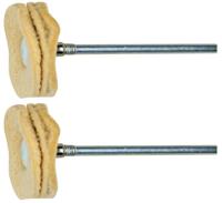 PROXXON polijstschijven set suede slice 22mm 2st