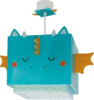 Dalber Design hanglampLittle Dragon blauw met wit - 64382