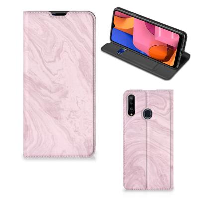 Samsung Galaxy A20s | Standcase | Marble Pink - Origineel Cadeau Vriendin